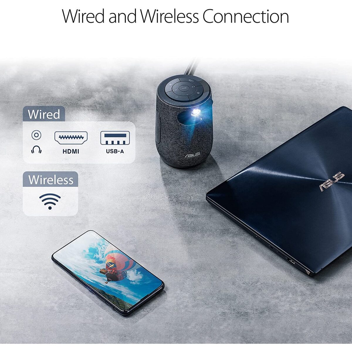 Asus ZenBeam Latte L1 300 Lumens Portable LED Projector - Image 5