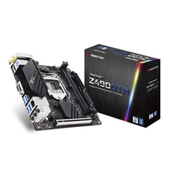 Biostar Z490GTN LGA 1200 (Intel 10/11th Gen) Mini-ITX Motherboard