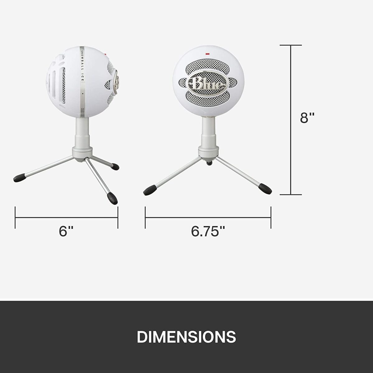 Logitech Blue Snowball iCE Plug And Play USB Microphone - White - Image 6