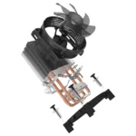 Cooler Master Hyper T20 RR-T20-20FK-R1 Compact CPU Air Cooler, 95mm Fan, Dual Copper Heat Pipe, Direct Contact for AMD Ryzen AM4, Intel LGA1200/1151 - Image 7