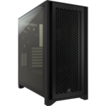 Corsair 4000D Airflow Tempered Glass Mid-Tower ATX PC Case - Black