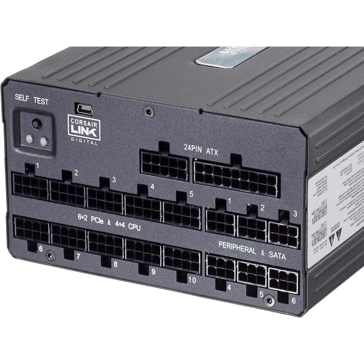 Corsair AX1600i Digital ATX 1600W 80+ Titanium Fully-Modular Power Supply - Image 3