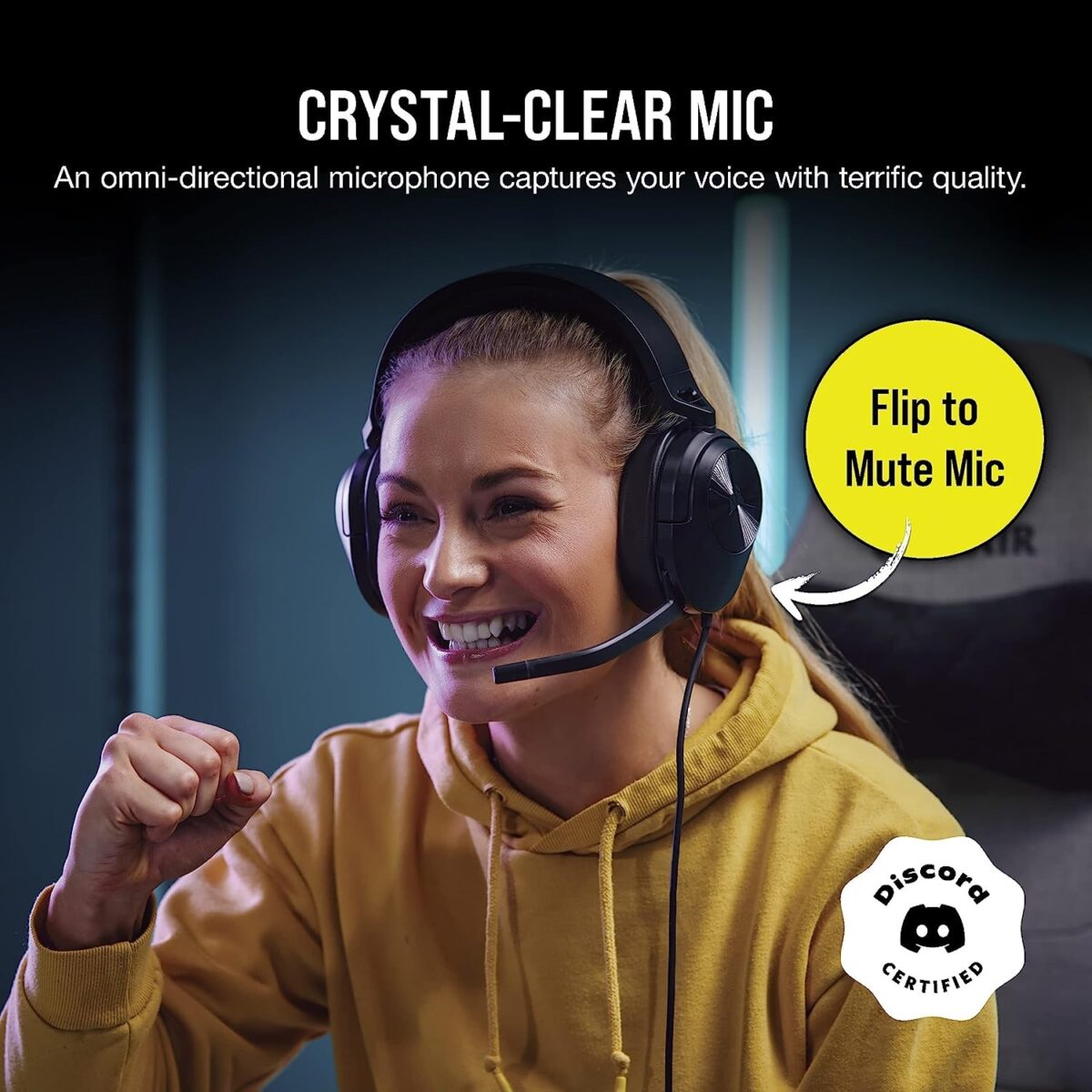 Corsair HS55 STEREO Wired Gaming Headset - Image 3