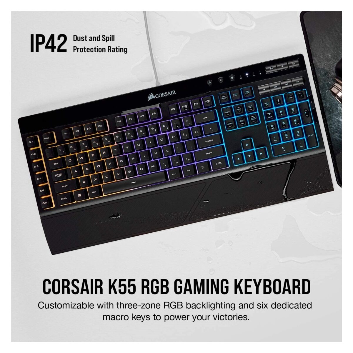Corsair K55 RGB PRO Gaming Keyboard - Image 8