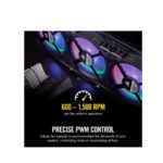Corsair LL120 RGB 120mm Dual Light Loop RGB LED PWM Fan 3 Fan Pack with Lighting Node PRO - Image 6