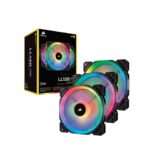 Corsair LL120 RGB 120mm Dual Light Loop RGB LED PWM Fan 3 Fan Pack with Lighting Node PRO