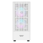 darkFlash A290 TEMPERED GLASS ATX CASE - White - 3x ARGB Fans Pre-Installed - Image 2
