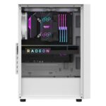 darkFlash A290 TEMPERED GLASS ATX CASE - White - 3x ARGB Fans Pre-Installed - Image 5