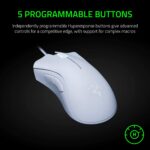 Razer DeathAdder Essential Ergonomic Gaming Mouse - White - Image 3