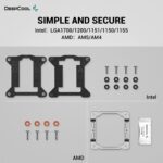 DeepCool AG400 ARGB Air CPU Cooler - Black - Image 7