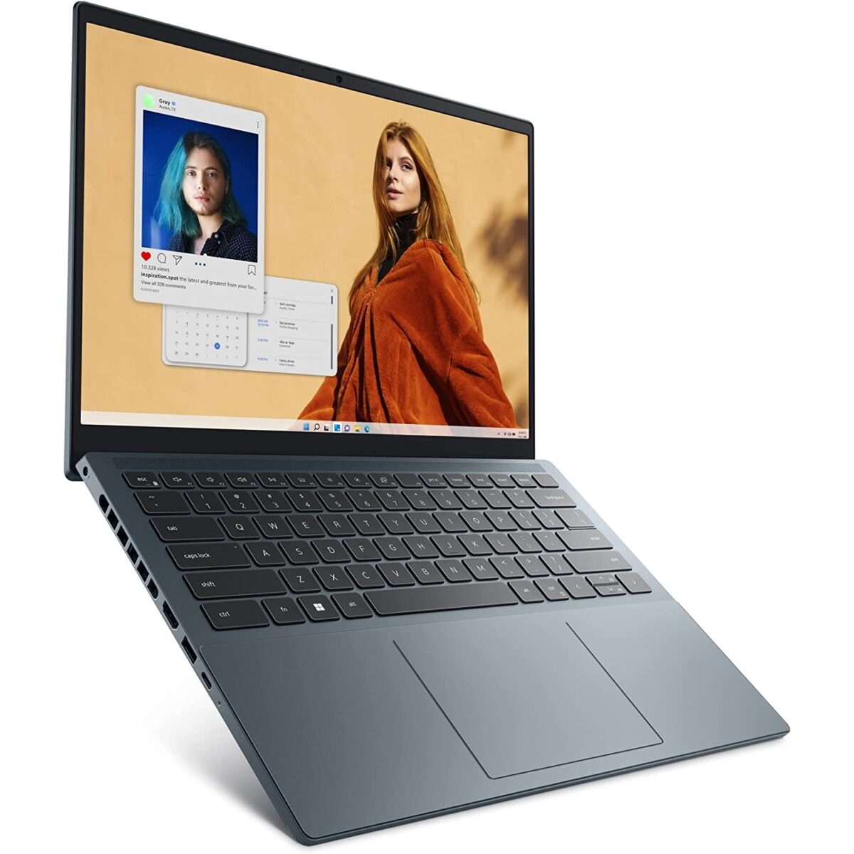 Dell Inspiron 14 7420 2-in-1 Laptop - Intel Core i5-1235U 8GB Memory 512GB SSD Fingerprint Reader 14in FHD+ x360 Touchscreen Display - Platinum Silver - Image 2