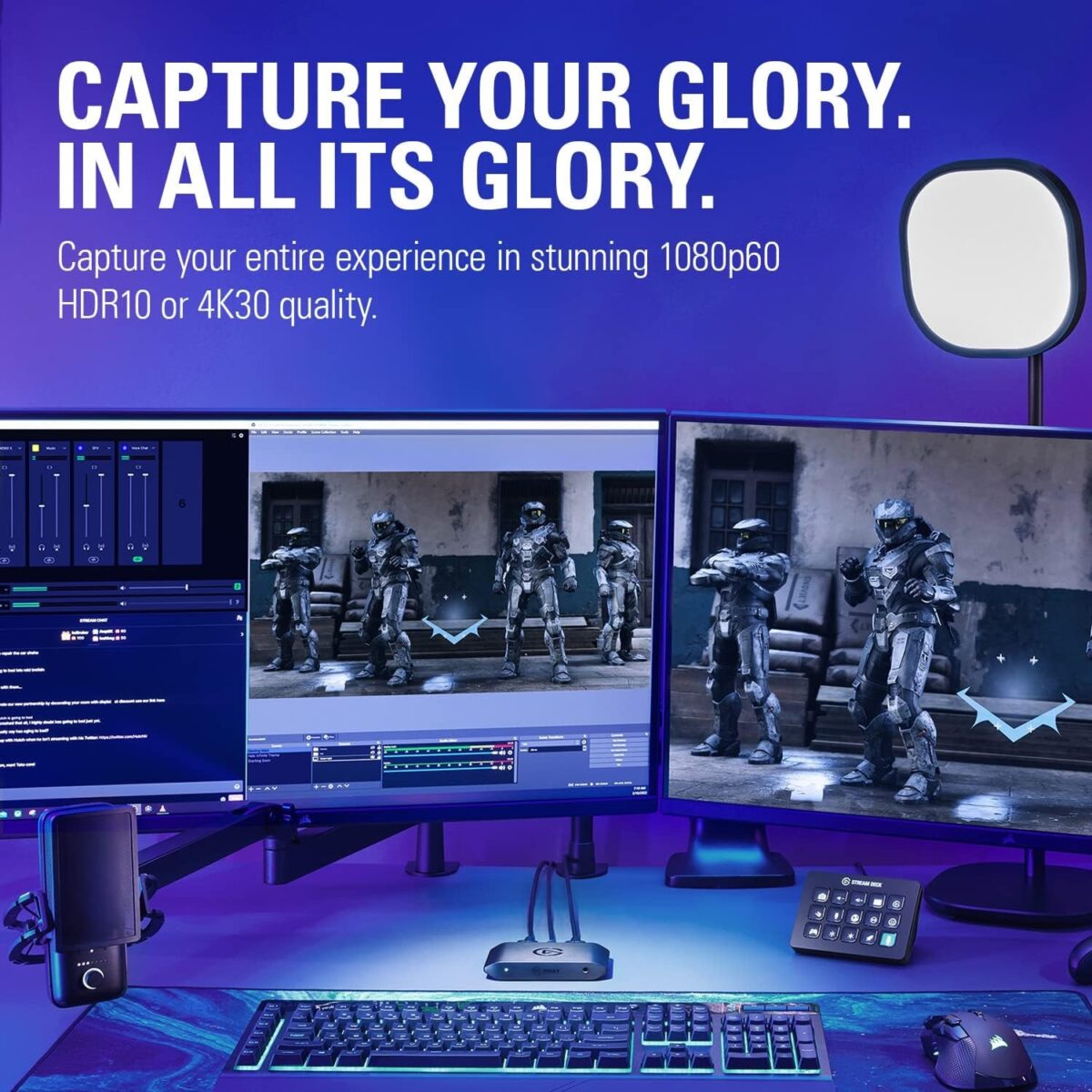 Elgato HD60 X HDR10 External Capture Card for PS5, PS4/Pro, Xbox Series X/S, Xbox One X/S, PC, and Mac - Image 5