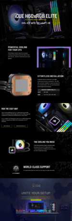 Corsair iCUE H60x RGB ELITE Liquid 120mm CPU Cooler - Image 5