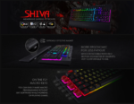 Redragon K512 Shiva RGB Backlit Membrane Gaming Keyboard - Image 2
