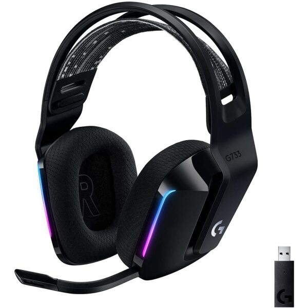 Logitech G733 Lightspeed Wireless Gaming Headset - Black