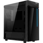GIGABYTE C200G ATX Tinted Tempered Glass Gaming Case with PSU Shroud Design