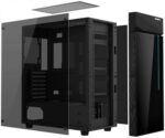 GIGABYTE C200G ATX Tinted Tempered Glass Gaming Case with PSU Shroud Design - Image 3