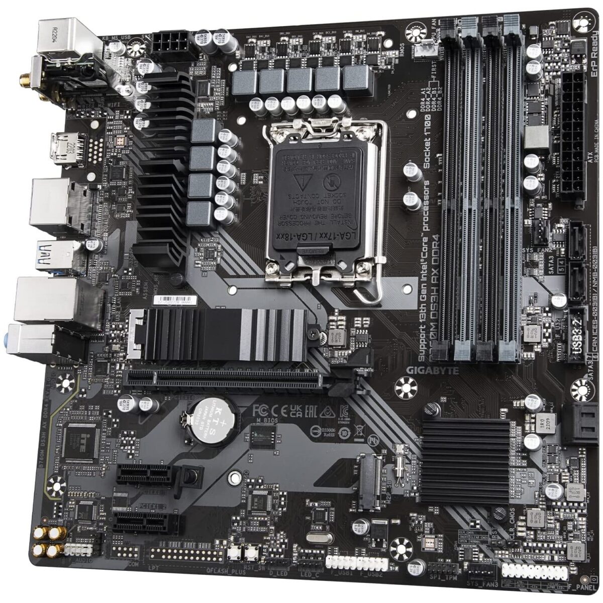 GIGABYTE B760M DS3H AX DDR4 (rev. 1.x) 13th and 12th Gen LGA 1700 Intel Motherboard - Image 5