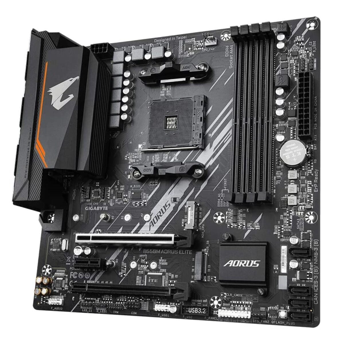 GIGABYTE B550M AORUS ELITE AM4 microATX Motherboard - Image 4