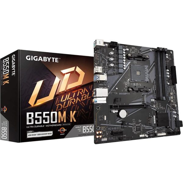 GIGABYTE B550M K AMD AM4 microATX Motherboard