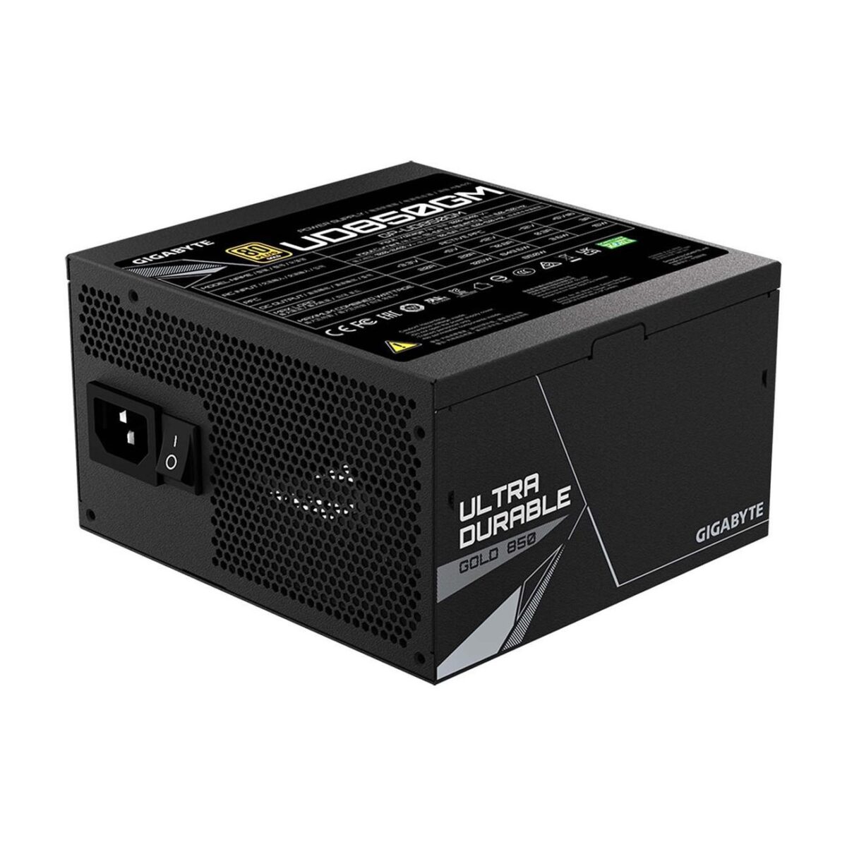 Gigabyte GP-UD850GM 850W 80 PLUS Gold Modular ATX Power Supply - Image 3