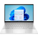 HP Envy 11th Gen Core i7-1195G7 8GB DDR4 512GB SSD Intel Iris Xe Graphics 13.3in FHD OLED Touch Screen 2 in 1 Laptop - Silver - Image 2