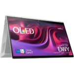 HP Envy 11th Gen Core i7-1195G7 8GB DDR4 512GB SSD Intel Iris Xe Graphics 13.3in FHD OLED Touch Screen 2 in 1 Laptop - Silver