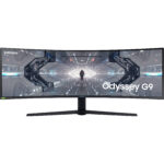 SAMSUNG 49inch Odyssey G9 Gaming Monitor | QHD, 240hz, 1000R Curved, QLED, NVIDIA G-SYNC & FreeSync
