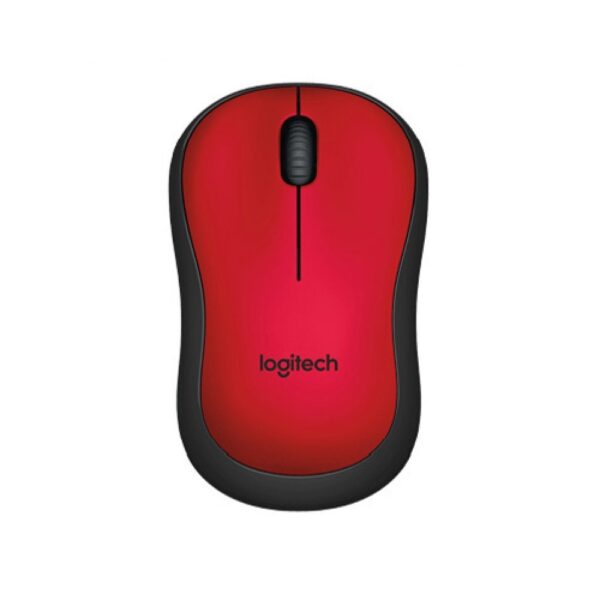 Logitech M221 Silent Wireless Mouse – Red