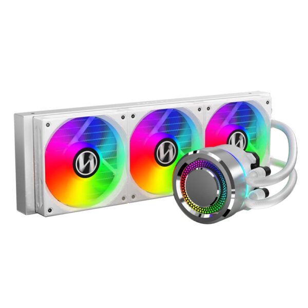 Lian Li Galahad 360 ARGB AIO Liquid CPU Cooler – White