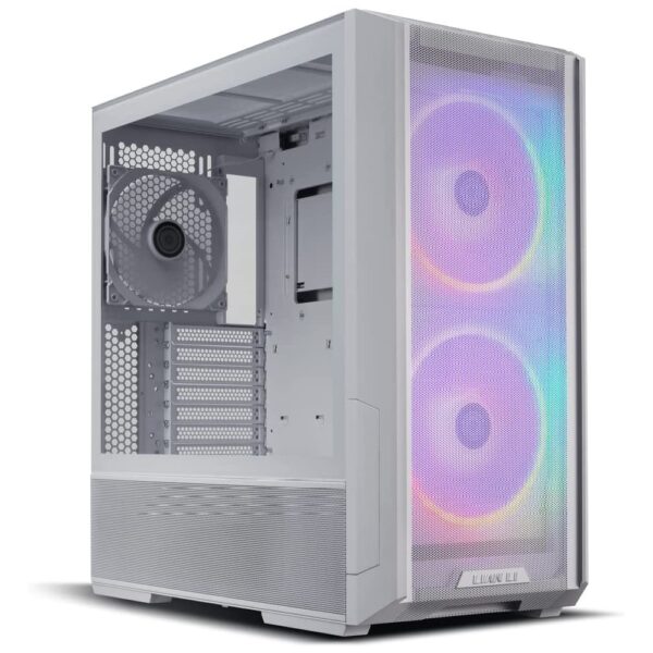 Lian Li Lancool 216 RGB Tempered Glass ATX Mid-Tower Computer Case - White