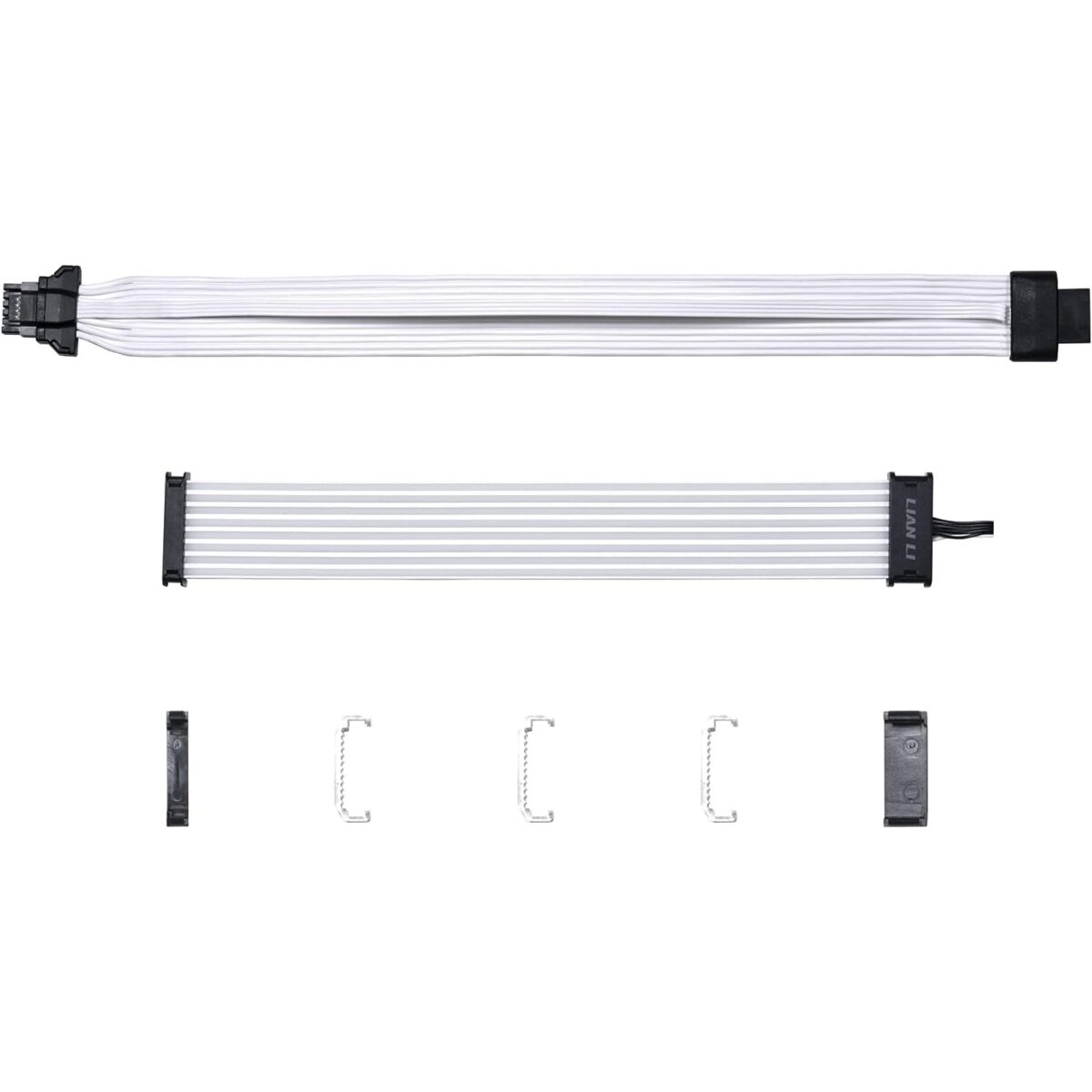 Lian-Li Strimer Plus V2 12VHPWR (12+4 To 12+4 Pin) 8 Light Guides ARGB Extension Cable - Image 4