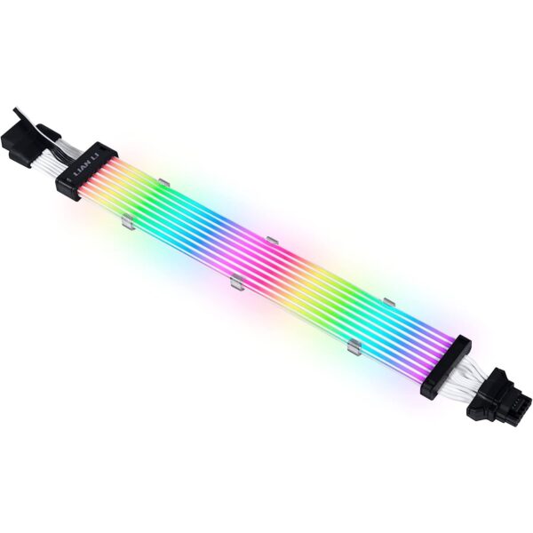 Lian-Li Strimer Plus V2 12VHPWR (12+4 To 12+4 Pin) 8 Light Guides ARGB Extension Cable