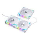 Lian Li UNI Fan SL120 V2 ARGB 120mm Case Fan - Triple Pack with Controller - White - Image 2