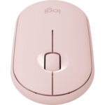 Logitech M350 Pebble Wireless Optical Mouse – Rose - Image 2