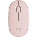 Logitech M350 Pebble Wireless Optical Mouse – Rose - Image 3