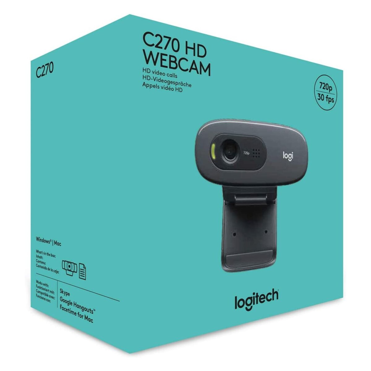 Logitech C270 720p HD Webcam - Image 7