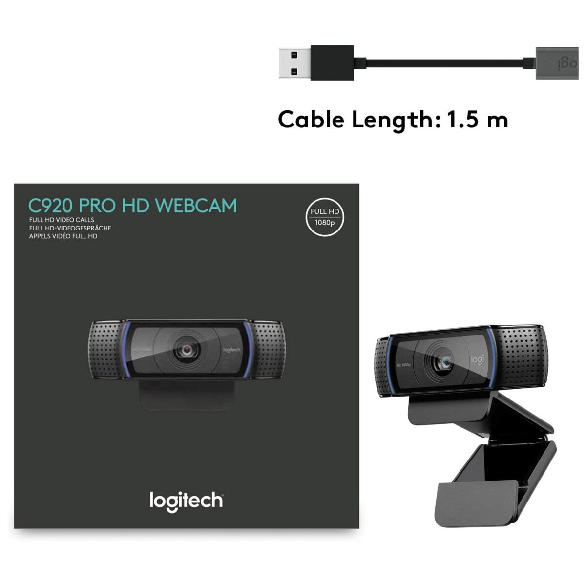 Logitech C920 Pro Full HD 1080p Webcam - Image 6