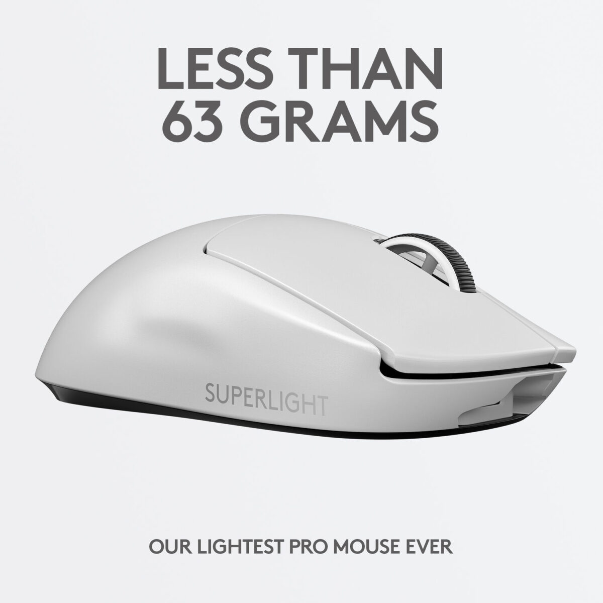 Logitech G Pro X Superlight Wireless Gaming Mouse – White - Image 3