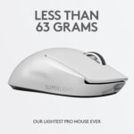 Logitech G Pro X Superlight Wireless Gaming Mouse – White - Image 3