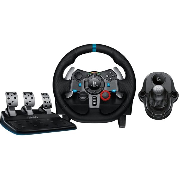 Logitech G29 Driving Force Race Wheel with Logitech G Driving Force Shifter Bundle