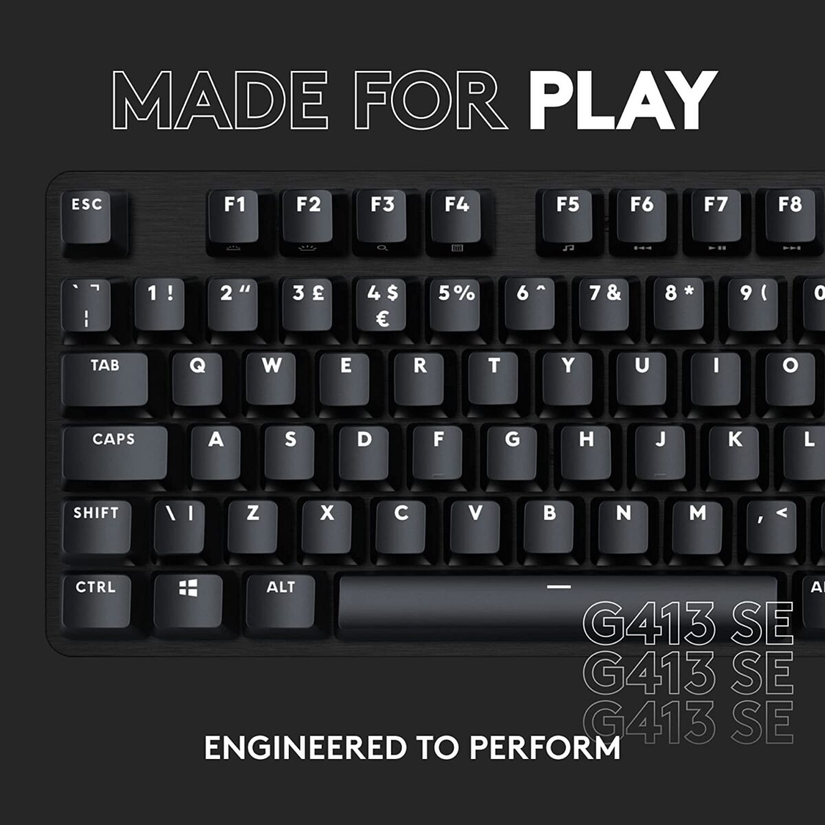 Logitech G413 SE Full Size RGB Mechanical Gaming Keyboard - Image 6