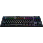 Logitech G915 TKL Tenkeyless Lightspeed Wireless RGB Mechanical Gaming Keyboard - Tactile - Black - Image 4