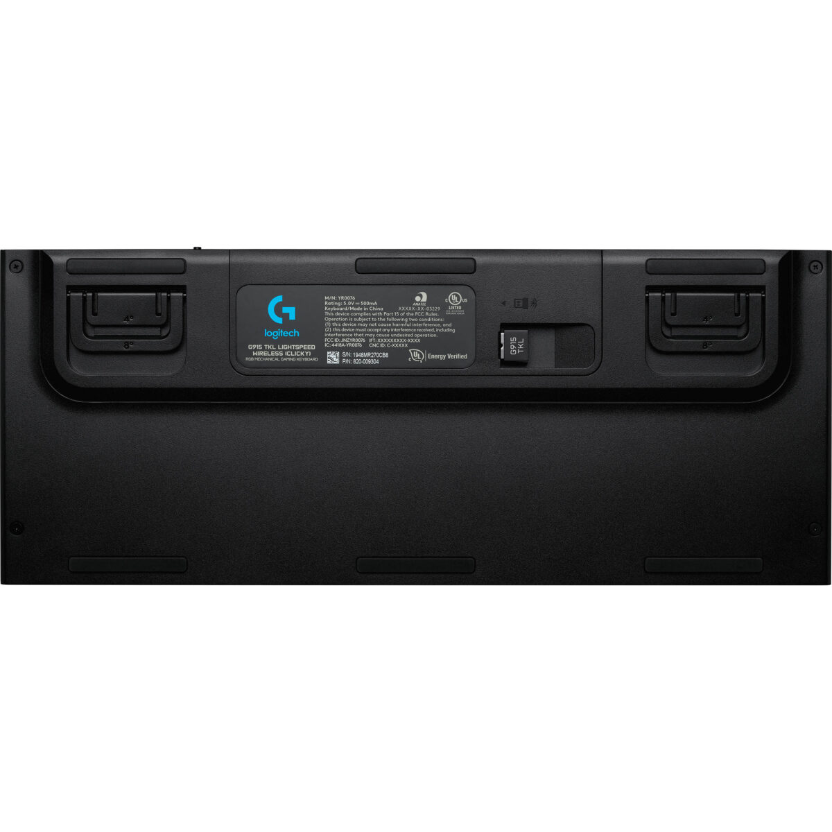 Logitech G915 TKL Tenkeyless Lightspeed Wireless RGB Mechanical Gaming Keyboard - Tactile - Black - Image 3