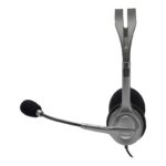 Logitech H110 Stereo 3.5mm Dual Plug Computer Headset - Image 3