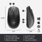 Logitech M190 Full Size Wireless Mouse - Charcoal - Image 5