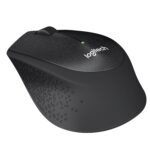 Logitech M330 Silent Plus Extra Comfort Wireless Mouse - Black - Image 2