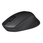 Logitech M330 Silent Plus Extra Comfort Wireless Mouse - Black - Image 3