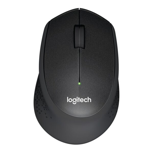 Logitech M330 Silent Plus Extra Comfort Wireless Mouse - Black