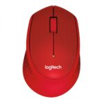 Logitech M331 Silent Plus Wireless Mouse – Red